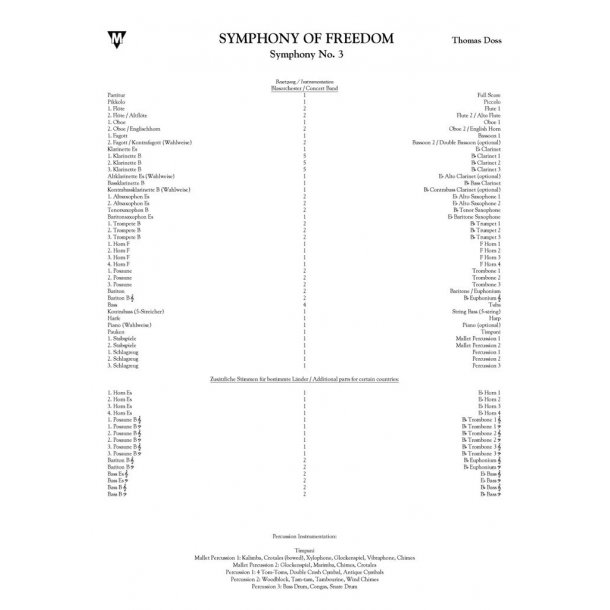 Symphony of Freedom : Symphony No. 3